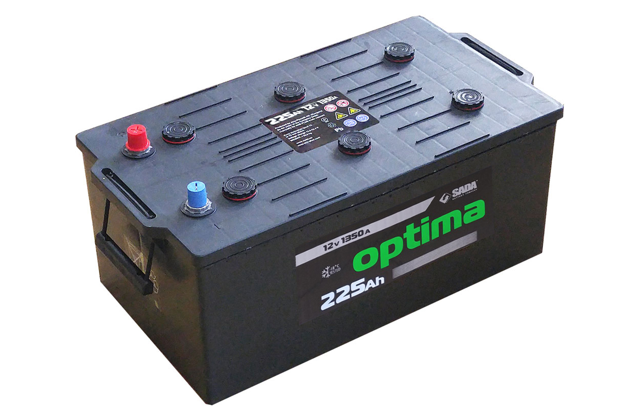 Батарея акумуляторна 6СТ-225Аз (3) SADA Optima